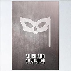 Sigh No More - Minimalist Much Ado About Nothing Poster