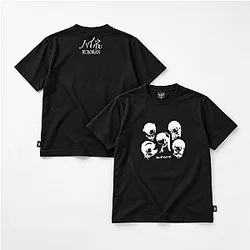 Ado Ruboran Skull Graphic T-Shirt – Japanese Music Black Tee NTT1310 Ado T-Shirts