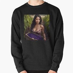 Adriana Lima in Vineyard Pullover Sweatshirt