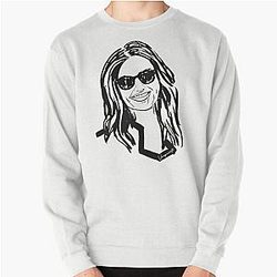 Portrait of Adriana Lima made with ink Sweatshirt