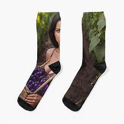 Adriana Lima in Vineyard Socks