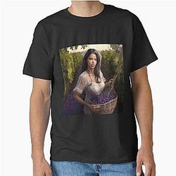 Adriana Lima in Vineyard Classic T-shirt