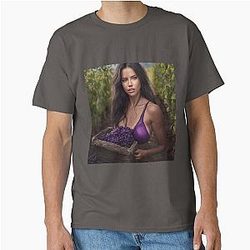 Adriana Lima in Vineyard Classic T-Shirt