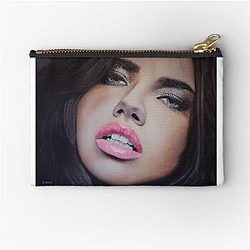 Adriana Lima Oil Painting Pouch