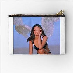 Adriana Lima Y2k aesthetic Glitter Zipper Pouch