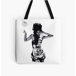 Adriana Lima 90s All Over Print Tote Bag