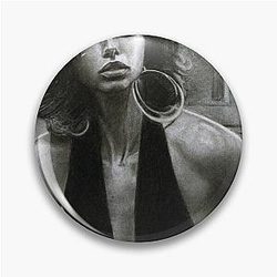 Adriana Lima Charcoal Pin