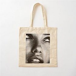 Adriana Lima Digital Illustration Cotton Tote Bag