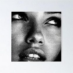 Adriana Lima Digital Illustration Poster
