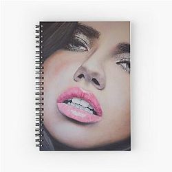 Adriana Lima Oil Painting Notebook