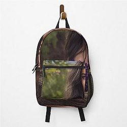 Adriana Lima in a Vineyard Backpack