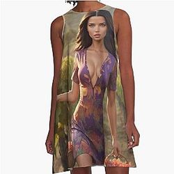 Adriana Lima A-Line Dress.