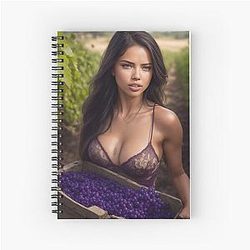 Adriana Lima in Vineyard Notebook