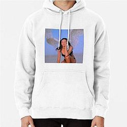 Adriana Lima Y2K-Aesthetic Glitter Pullover Hoodie