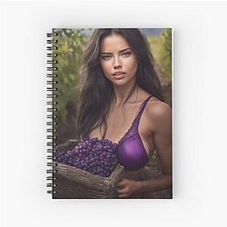 Adriana Lima in Vineyard Notebook