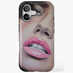 Adriana Lima Oil Painting iPhone Case