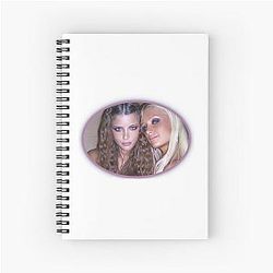 Paris Hilton Adriana Lima Spiral Notebook