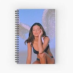 Adriana Lima Y2K Aesthetic Spiral Notebook