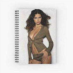 Adriana Lima Oil Paint Art Spiral Notebook