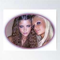 Paris Hilton Adriana Lima Poster