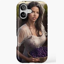 Adriana Lima in Vineyard iPhone Tough Case