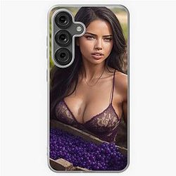 Adriana Lima in Vineyard Samsung Galaxy Soft Case
