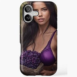 Adriana Lima in Vineyard iPhone Tough Case