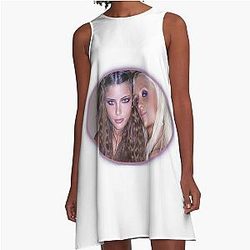 Paris Hilton Adriana Lima A Line Dress