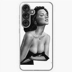Adriana Lima Pencil Drawing Soft Case