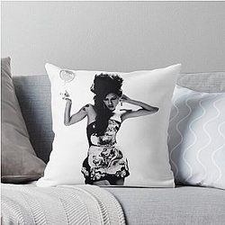 Adriana Lima 90s Throw Pillow