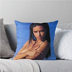 Adriana Lima Throw Pillow