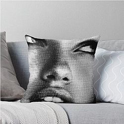 Adriana Lima Digital Illustration Throw Pillow