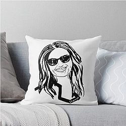 Adriana Lima made with ink Throw Pillow