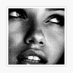 Adriana Lima Digital Illustration Sticker