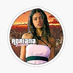 Adriana Lima - GTA Style Sticker