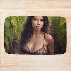 Adriana Lima in Vineyard Bath Mat