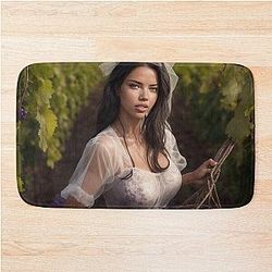 Adriana Lima in Vineyard Bath Mat