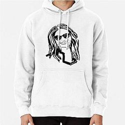 Portrait of Adriana Lima made with ink Hoodie