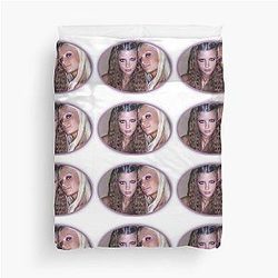 Paris Hilton Adriana Lima Duvet Cover