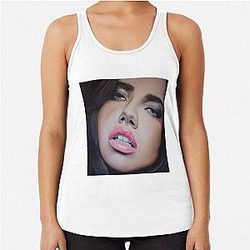 Adriana Lima Oil Painting Racerback Top