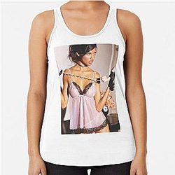 Adriana Lima Aesthetic Racerback Tank Top