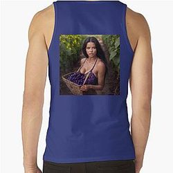 Adriana Lima in Vineyard Tank Top