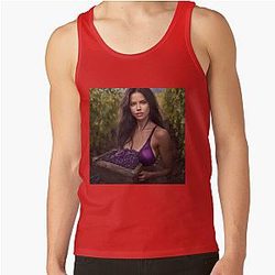 Adriana Lima in Vineyard Tank