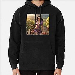 Adriana Lima Picking Grapes Pullover Hoodie