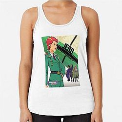 Advance Wars - Jess CO Portrait Racerback Tank Top