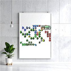 Advance Wars LA 0701 - Iconic military tactics on grid maps Advance Wars Posters