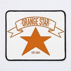 Advance Wars Orange Star Logo Mouse Pad