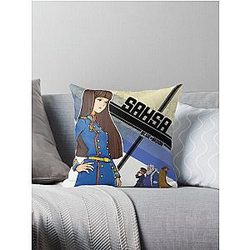 Advance Wars - Sasha CO Portrait Throw Pillow