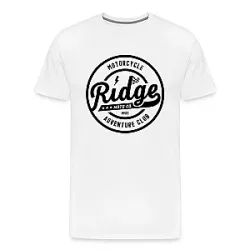 Motorcycle Ride White DTNK0607 Adventure Club T-Shirts