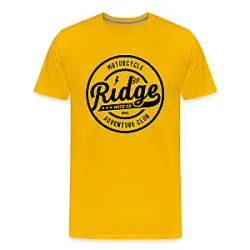 Motorcycle Ride Yellow DTNK0607 Adventure Club T-Shirts